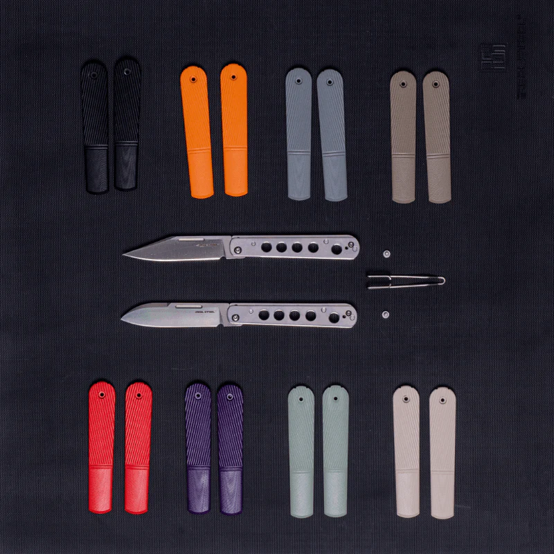 Real Barlow RB-5 Clip Point | Interchangeable Scales - Image 3