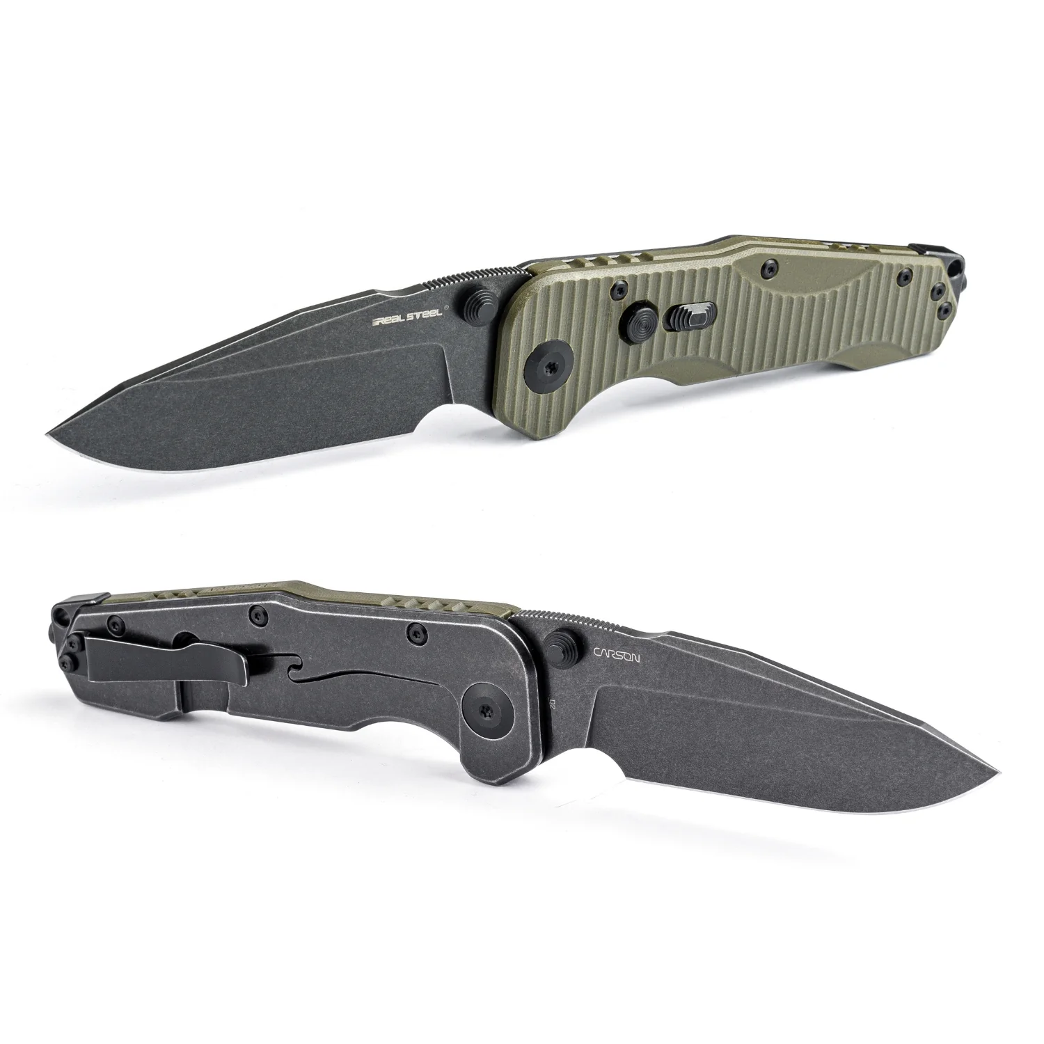 Evolution Ironclad | D2| Steel Frame & G10 | Blackwashed - Image 11