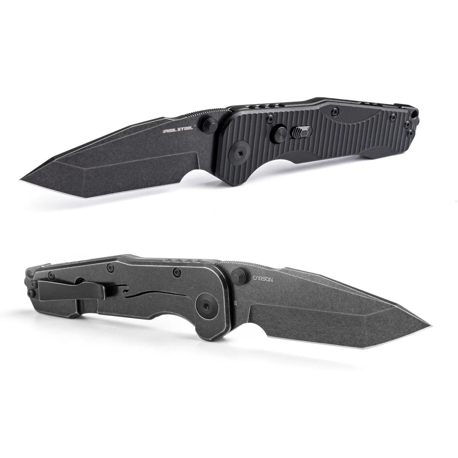 Evolution Ironclad | D2| Steel Frame & G10 | Blackwashed - Image 14