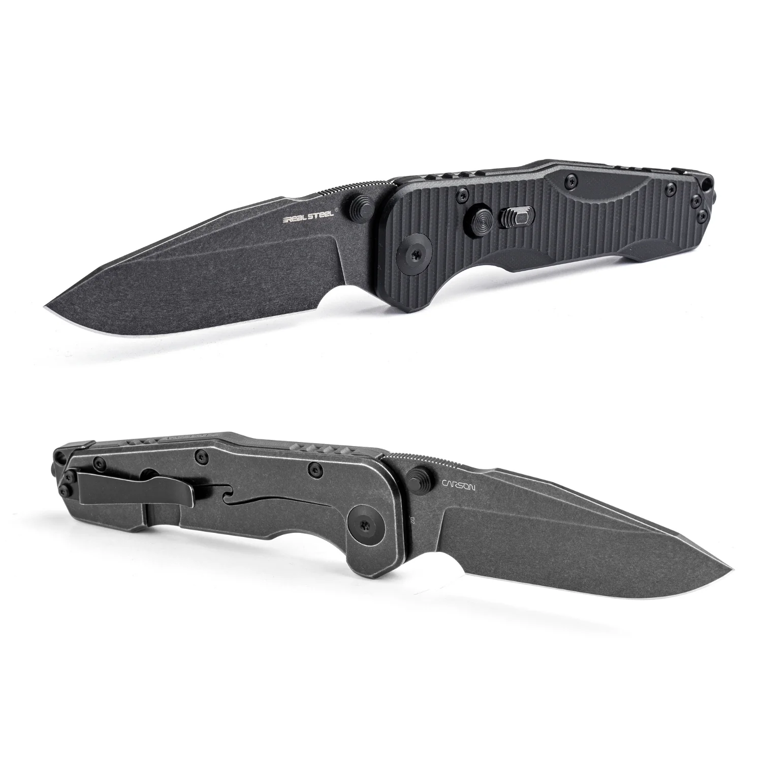 Evolution Ironclad | D2| Steel Frame & G10 | Blackwashed - Image 4