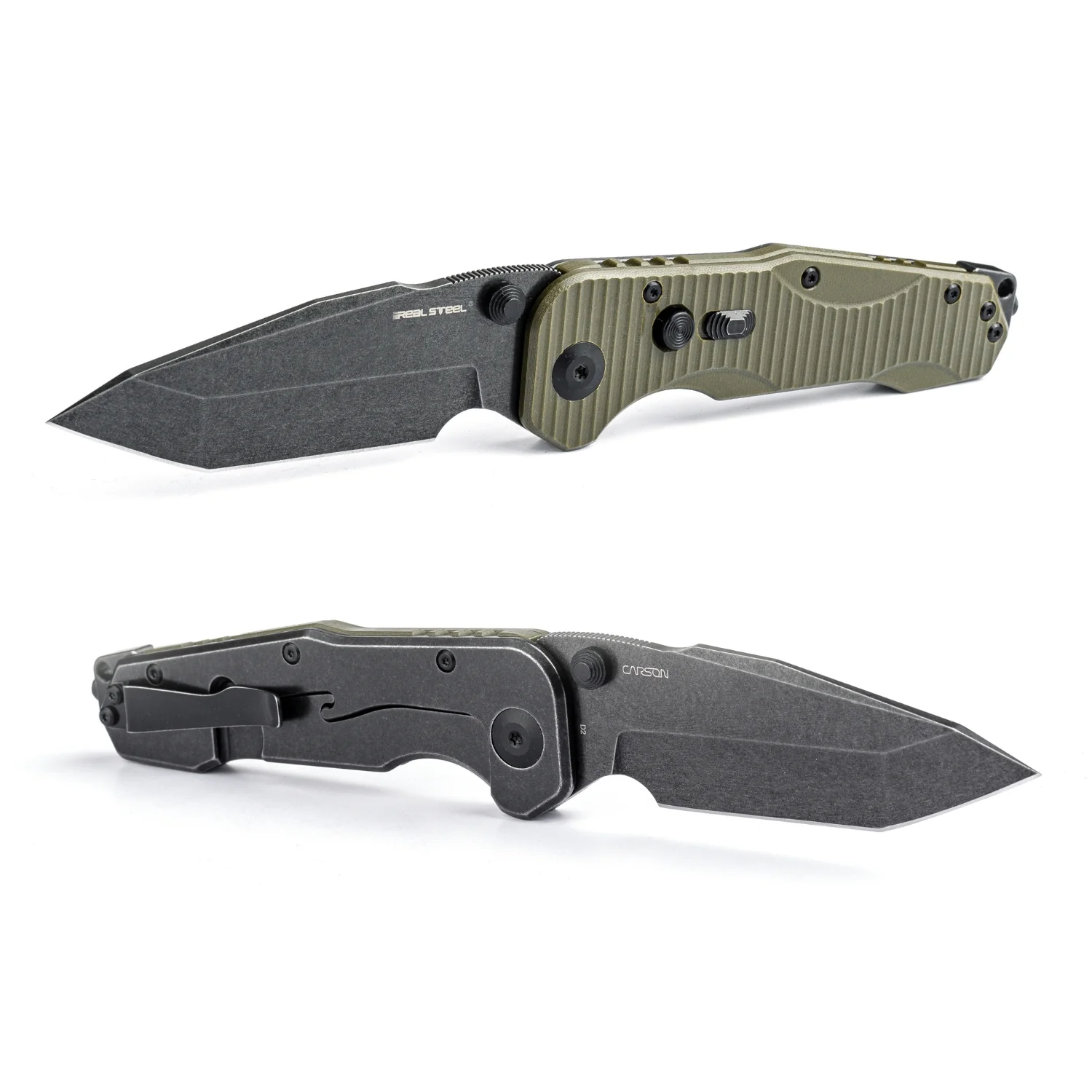 Evolution Ironclad | D2| Steel Frame & G10 | Blackwashed - Image 7
