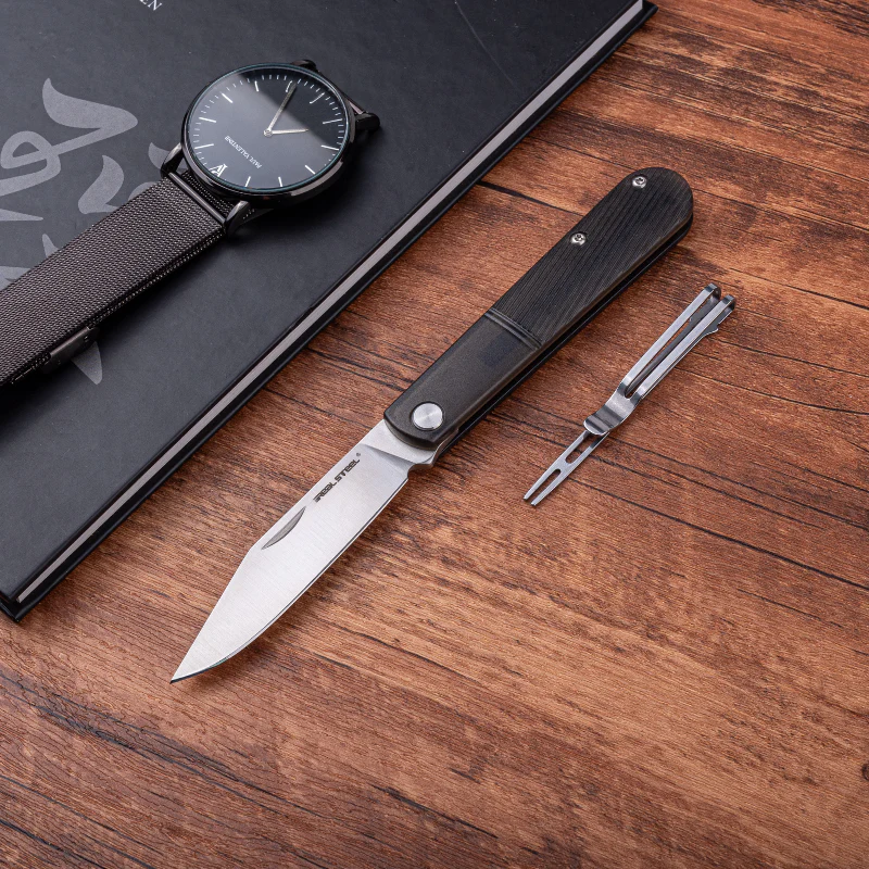 Real Barlow RB-1 Clip Point | Pocket Clip with Fork - Image 6